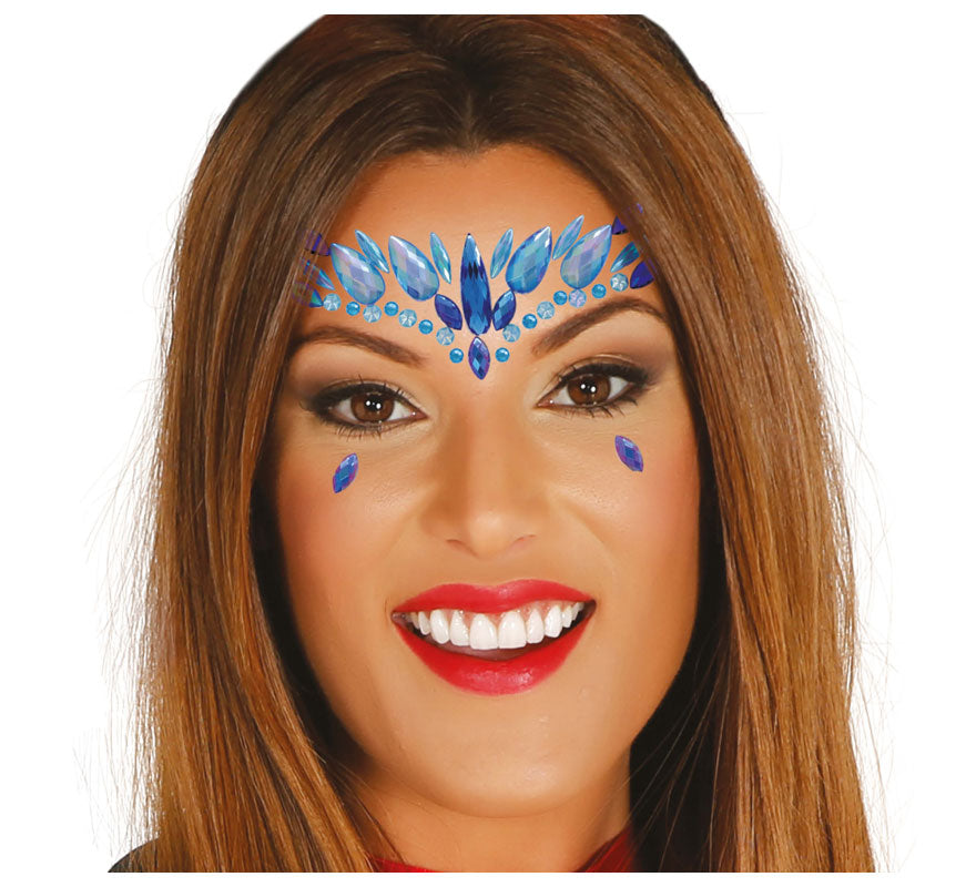 Translation missing: pt-PT.Joyas Faciales Azules Adhesivas