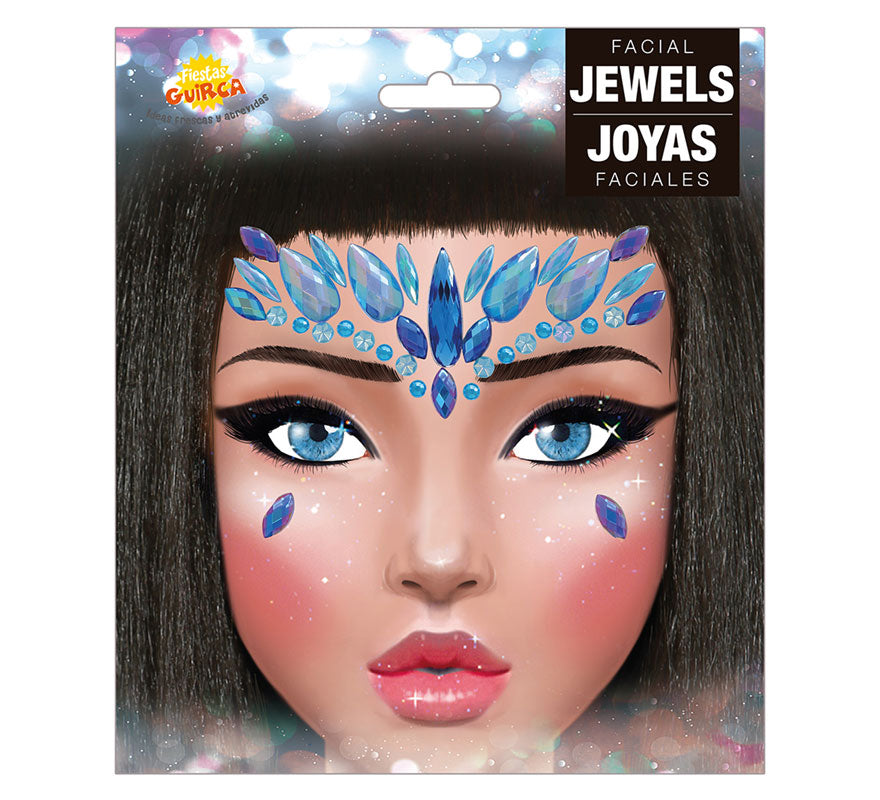 Translation missing: pt-PT.Joyas Faciales Azules Adhesivas