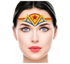 Joias faciais de super-heroína