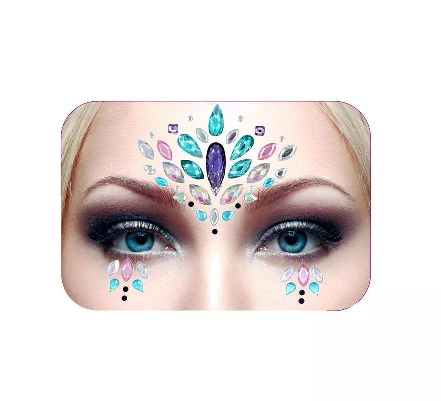 Translation missing: pt-PT.Joyas Faciales gotas azul y lila brillantes