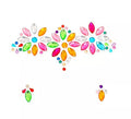 Joyas Faciales gotas multicolor