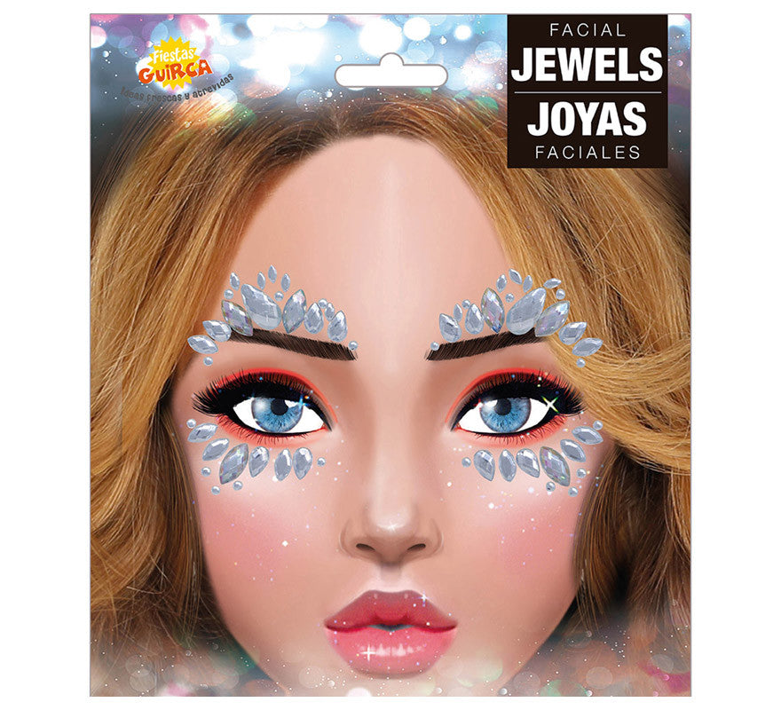 Translation missing: pt-PT.Joyas Faciales Plata Adhesivas