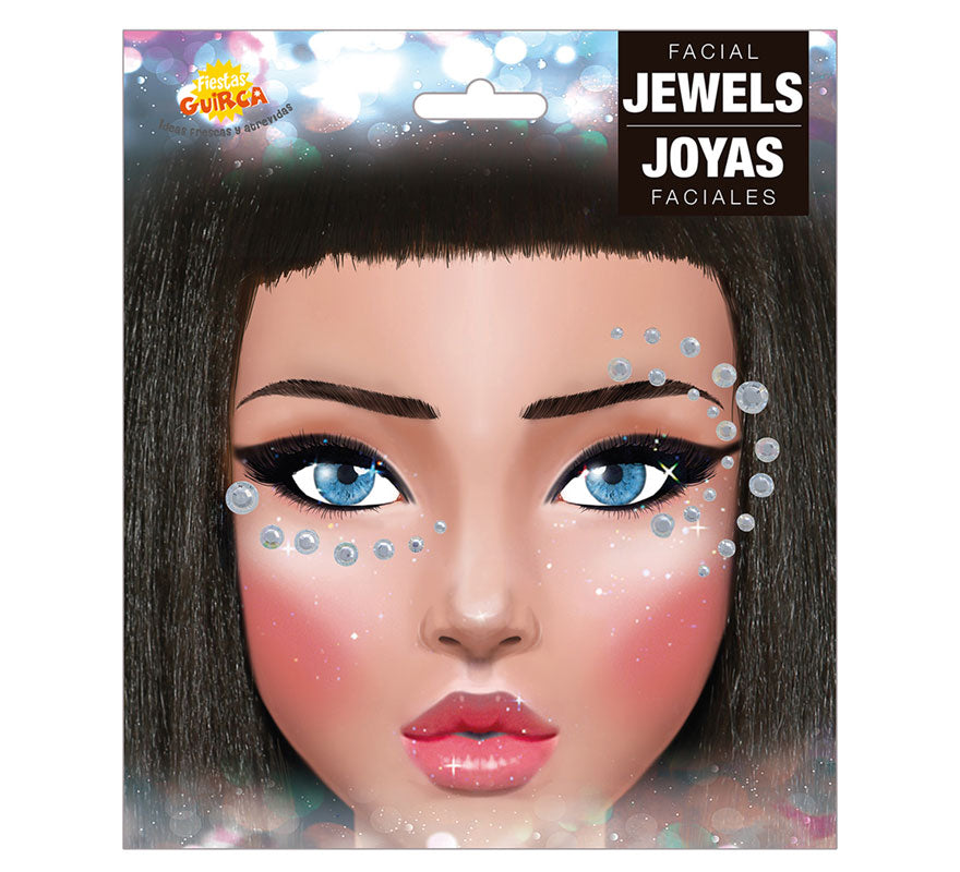 Translation missing: pt-PT.Joyas Faciales Plata Adhesivas