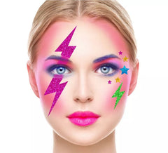 Raios de disco de joias faciais
