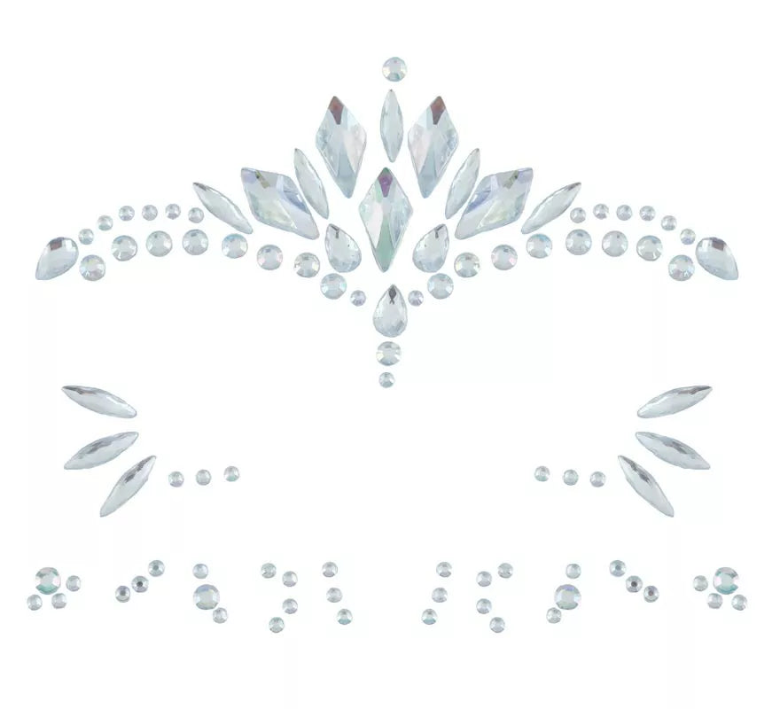 Translation missing: pt-PT.Joyas Faciales y Uñas plateado Diamantes elegantes