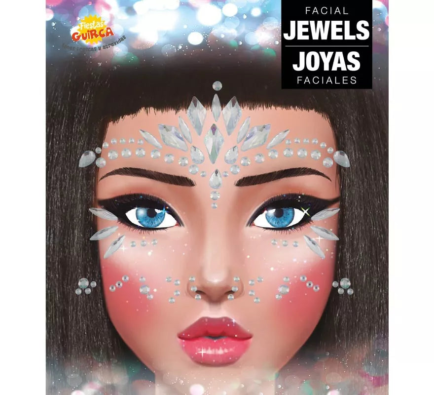Translation missing: pt-PT.Joyas Faciales y Uñas plateado Diamantes elegantes