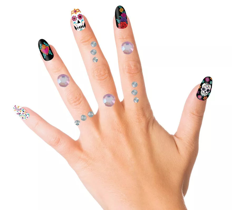 Translation missing: pt-PT.Joyas Faciales y Uñas rosa Diamantes elegantes