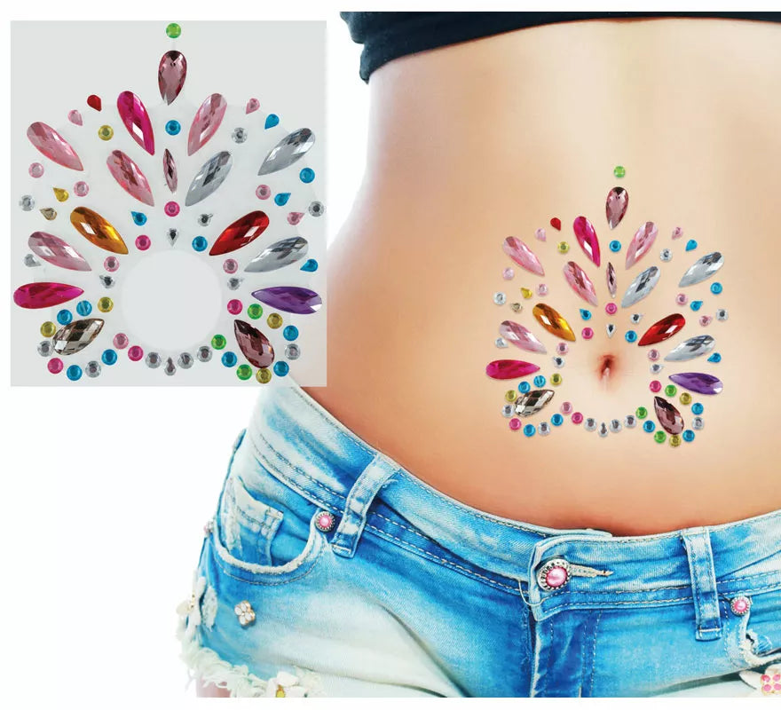 Translation missing: pt-PT.Joyas para el Ombligo multicolor de 12x20 cm adulto