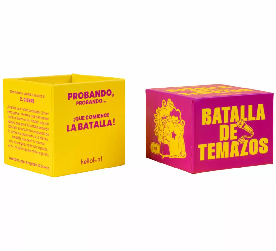 Translation missing: pt-PT.Juego de Mesa Batalla De Temazos
