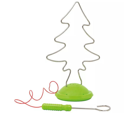 Juego Eléctrico de Silueta Árbol Navideño de 21x15 cm