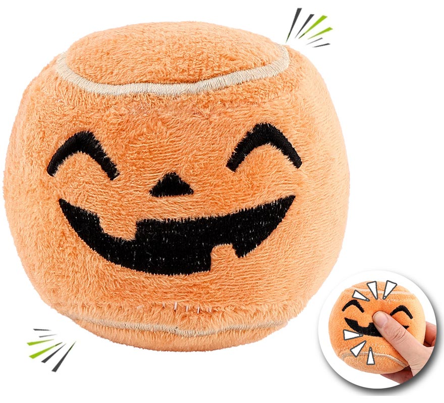 Translation missing: pt-PT.Juguete Mascota Pelota Calabaza de 9.5x8.5 cm