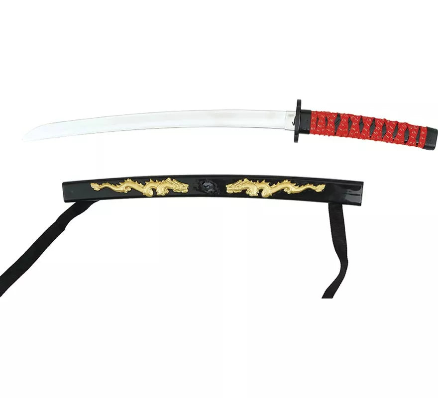 Katana con Funda de 60 cm de Plástico de Juguete