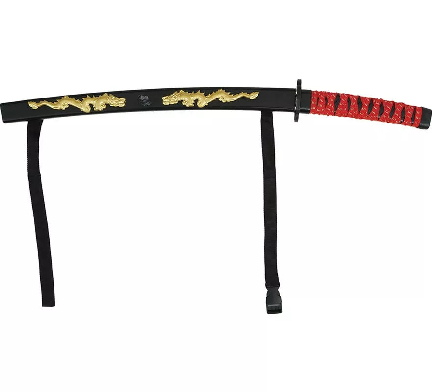 Translation missing: pt-PT.Katana con Funda de 60 cm de Plástico de Juguete
