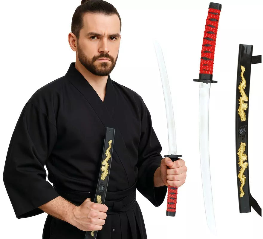 Katana con Funda de 60 cm de Plástico de Juguete