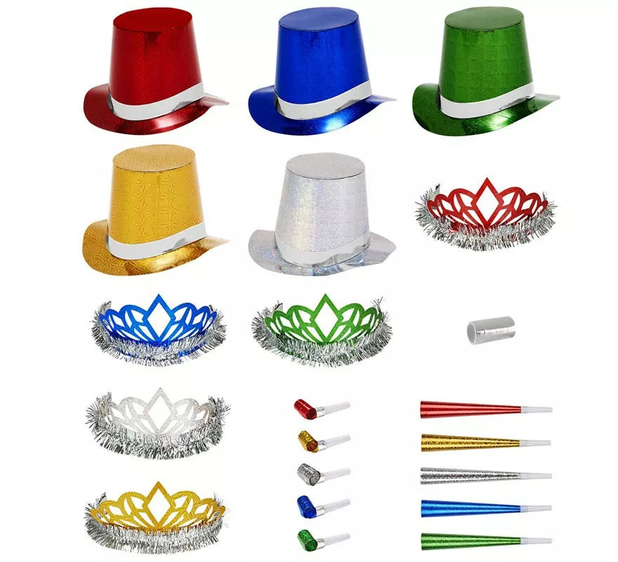Translation missing: pt-PT.Kit 5 Cotillones Las Vegas Party Holográfico multicolor