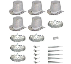 Kit 5 lembrancinhas holográficas prateadas em Las Vegas