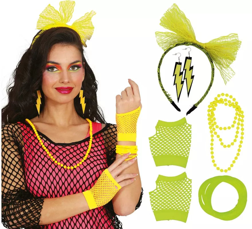Kit Años 80 para mujer en varios colores