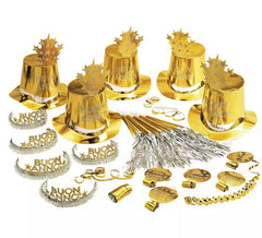 Kit Coton Buon Anno Dorado para 10 pessoas