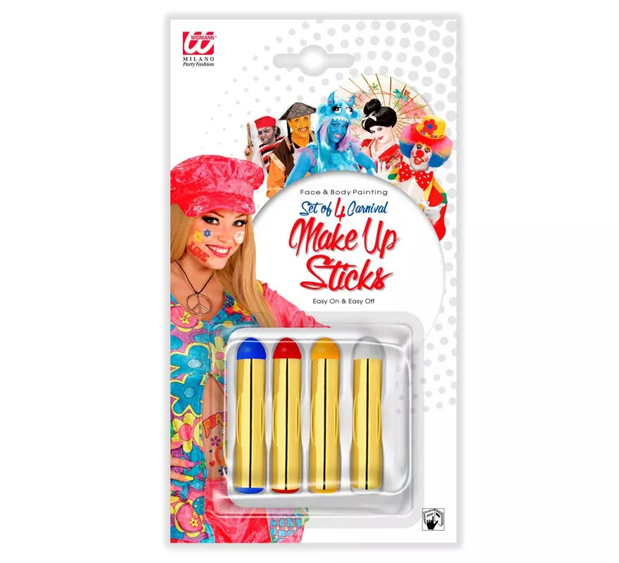 Translation missing: pt-PT.Kit de 4 Barras Maquillaje grandes de colores de 21 ml