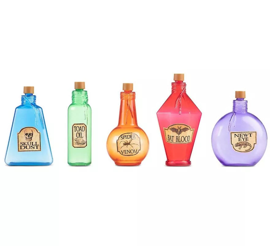 Translation missing: pt-PT.Kit de 5 Botellas de Pociones decorativas de 21,25x21x5,6 cm