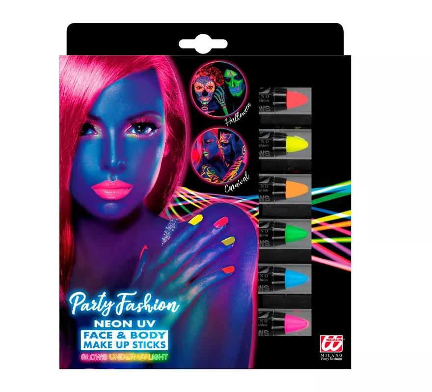 Translation missing: pt-PT.Kit de 6 Barras Maquillaje Fluorescente