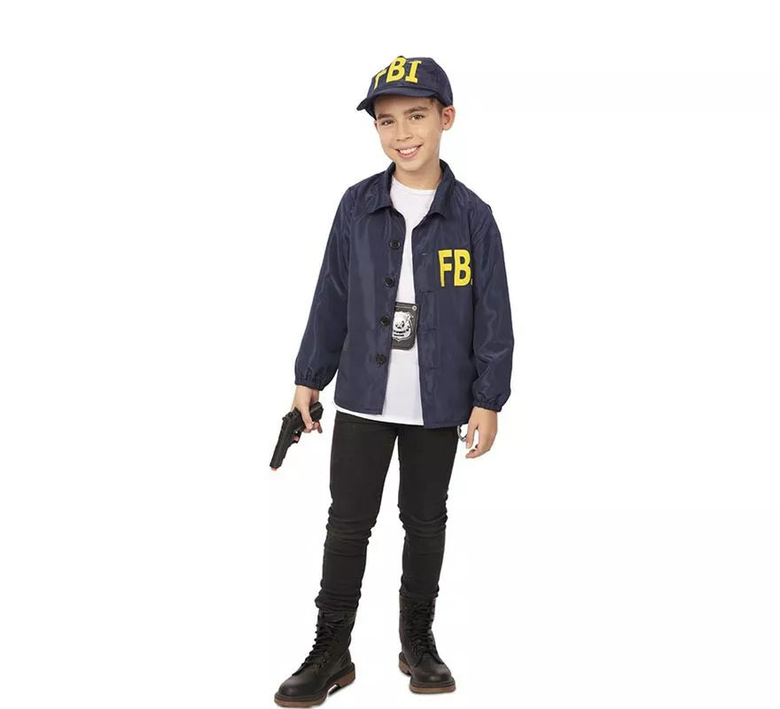 Translation missing: pt-PT.Kit de Agente FBI infantil: Chaqueta y gorra