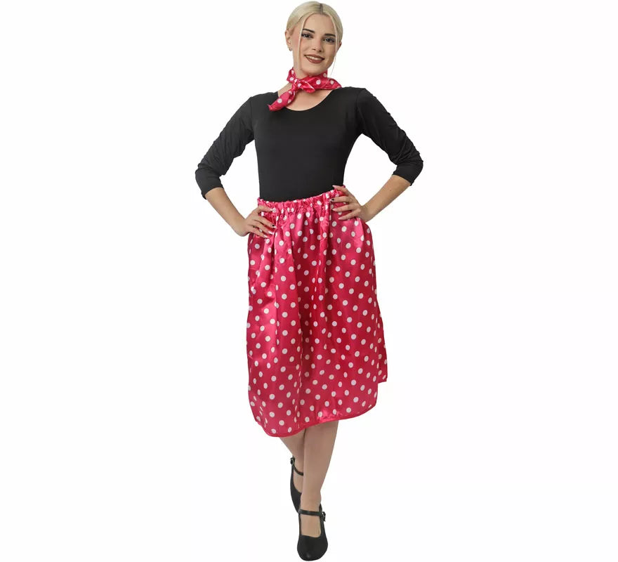 Translation missing: pt-PT.Kit de Años 50 de rasete para mujer: Pañuelo y Falda