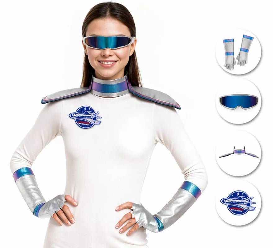Translation missing: pt-PT.Kit de Astronauta: Guantes, Gafas, Hombreras y Placa