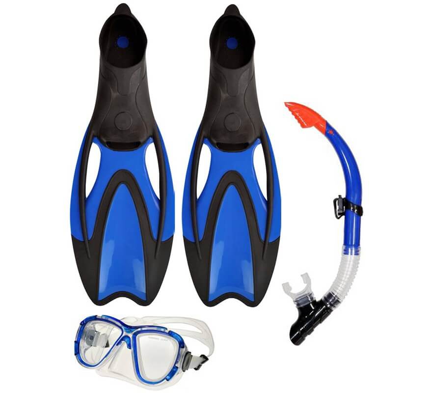 Translation missing: pt-PT.Kit de Buceo Mariola: Aletas, Gafas y Tubo en varios tamaños
