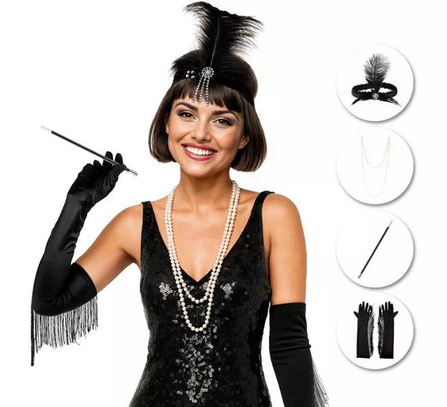Translation missing: pt-PT.Kit de Cabaret Años 20 para mujer
