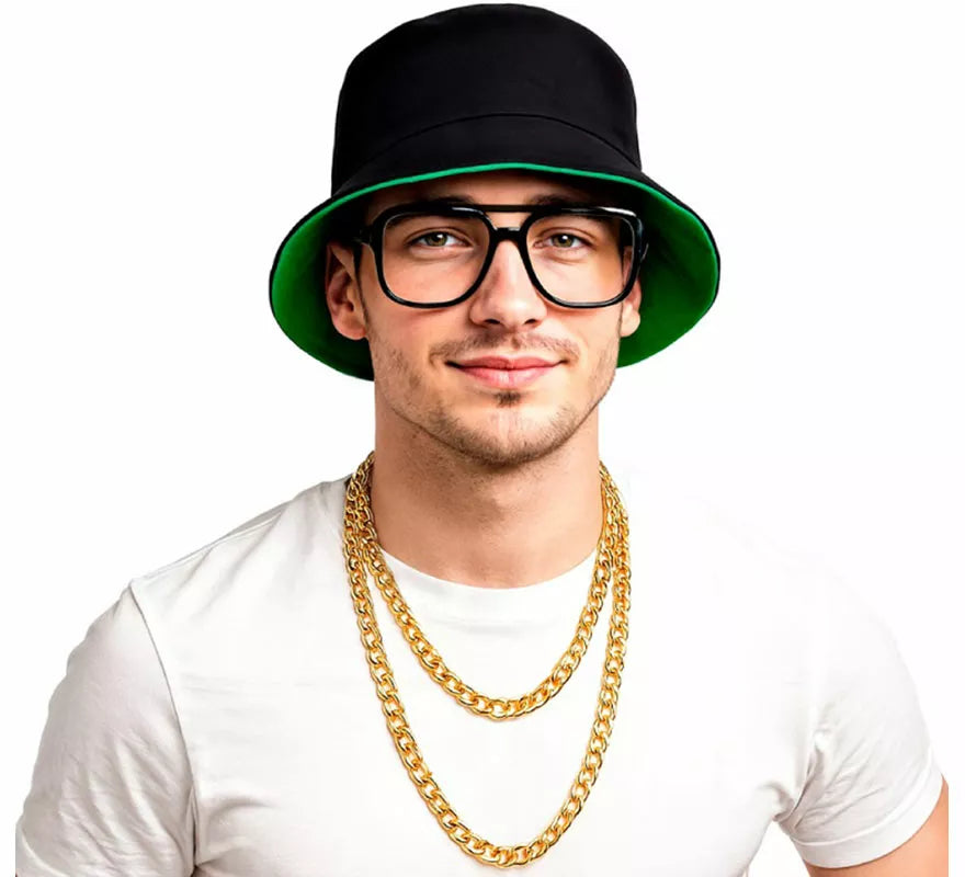 Translation missing: pt-PT.Kit de Cantante Hip-hop: Gorro, Gafas y Collar
