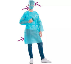 Kit de Cirurgião: Vestido, Máscara e Boné