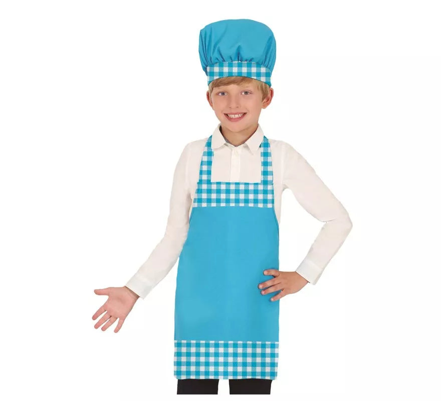 Translation missing: pt-PT.Kit de Cocinero infantil: Gorro y Delantal en varios colores