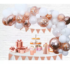 Kit de decoração de balão de ouro rosa