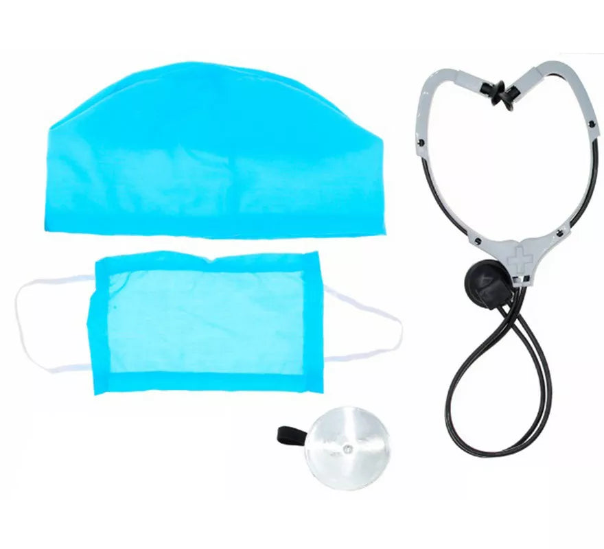 Translation missing: pt-PT.Kit de Doctor: Gorro, Mascarilla, Estetoscopio y Reflector