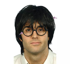 Estudante ou Carles Puigdemont : Peruca e Óculos