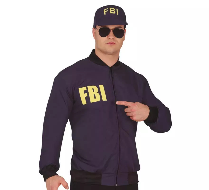 Kit de FBI adulto: Gorro y Chaqueta