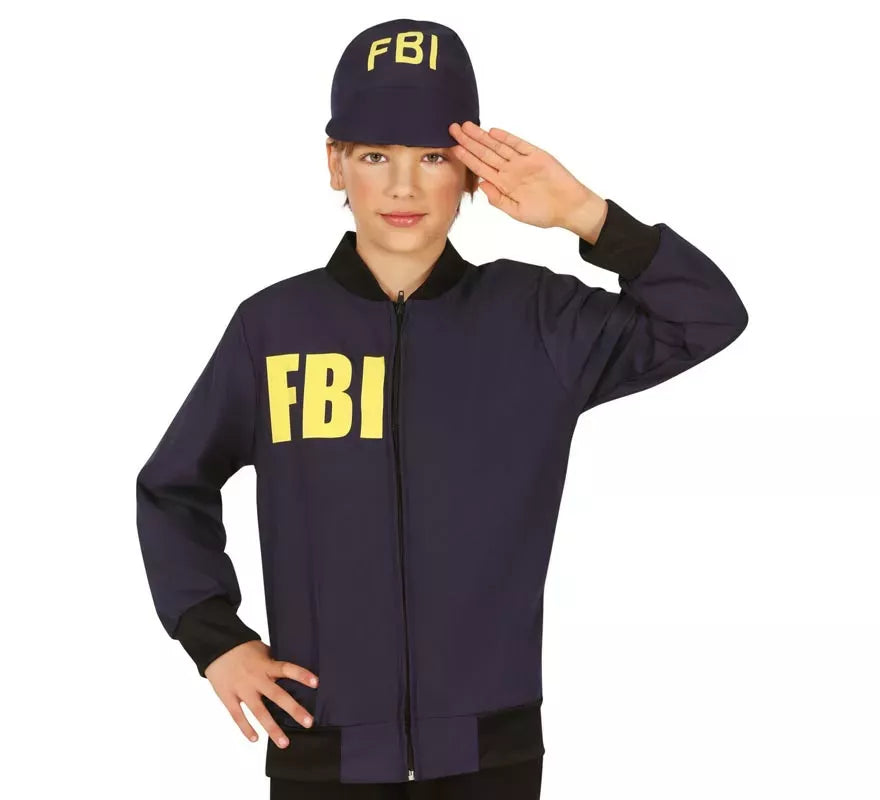 Translation missing: pt-PT.Kit de FBI infantil: Gorro y Chaqueta