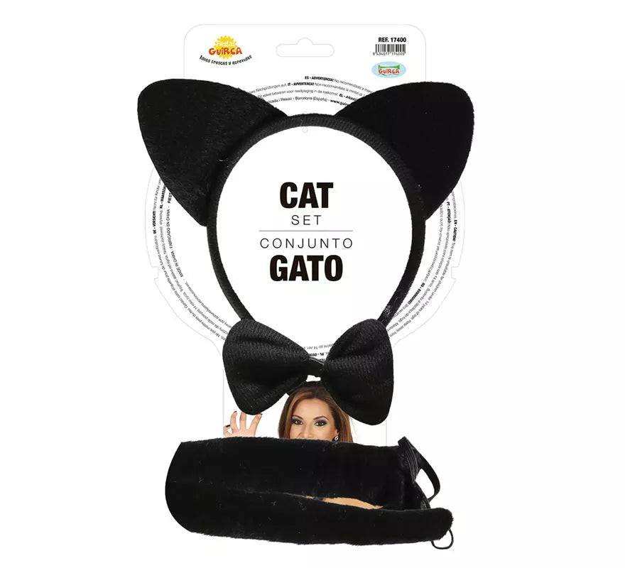 Translation missing: pt-PT.Kit de Gatita: Oreja, Pajarita y Cola