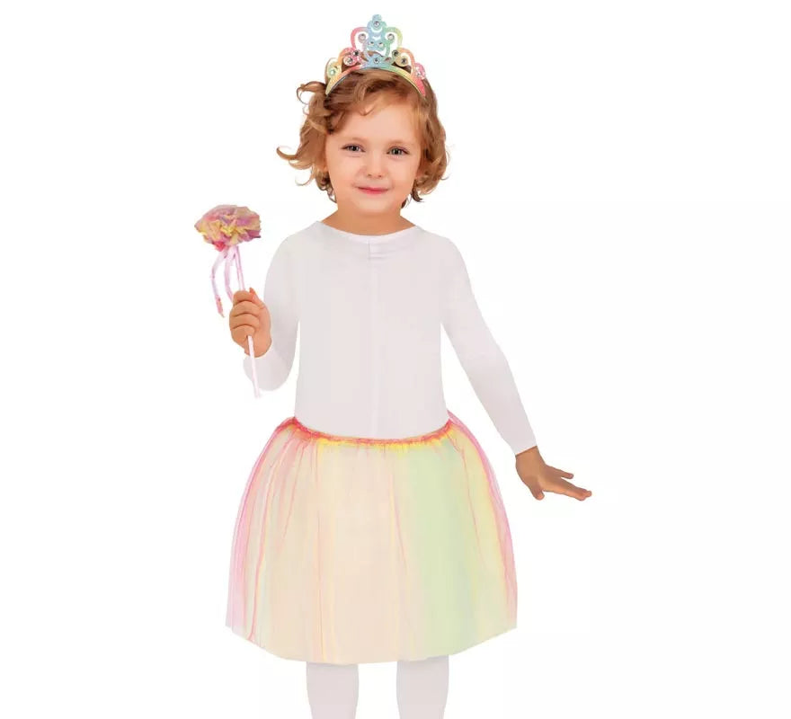 Translation missing: pt-PT.Kit de Hada infantil: Diadema, Varita y Tutú