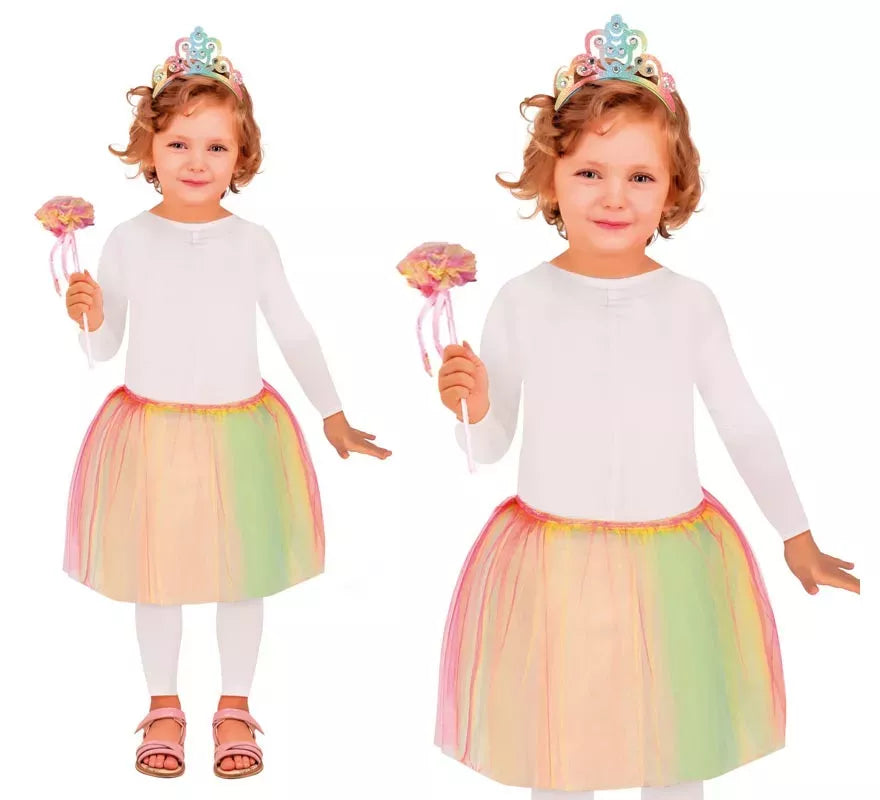Translation missing: pt-PT.Kit de Hada infantil: Diadema, Varita y Tutú