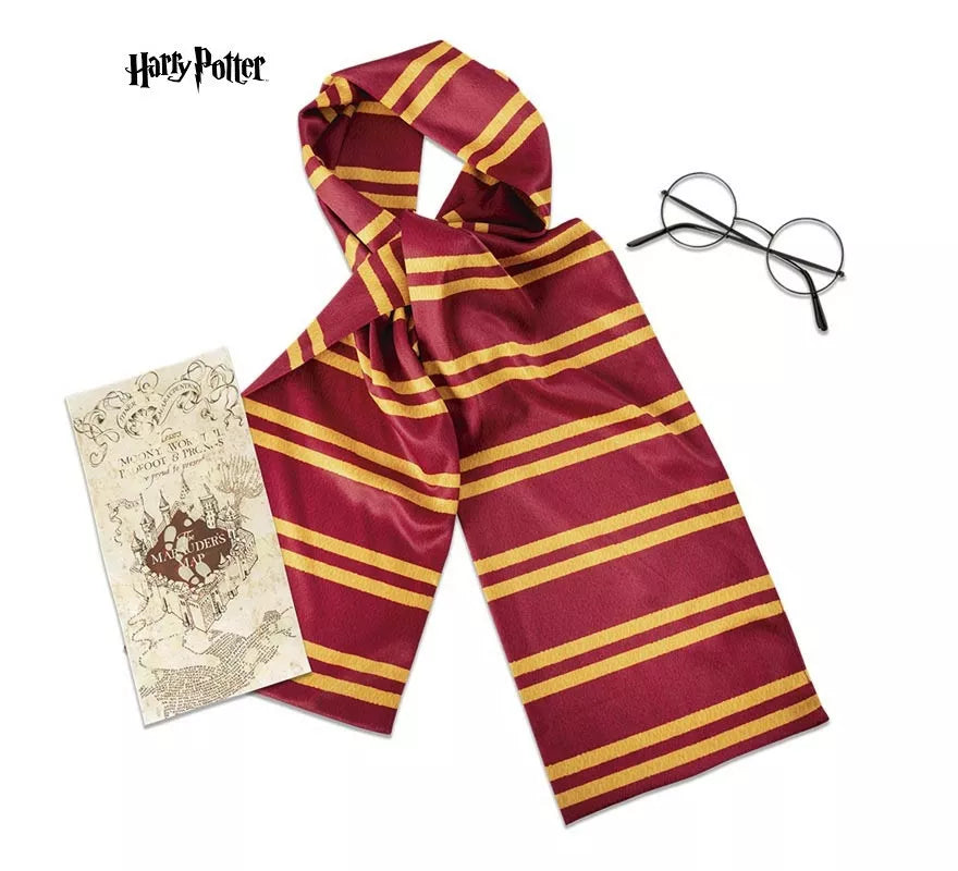 Translation missing: pt-PT.Kit de Harry Potter infantil: Bufanda, gafas y mapa del merodeador falso