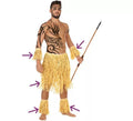 Kit de Hawaiano: 2 Muñequeras, 2 Tobilleras y Falda