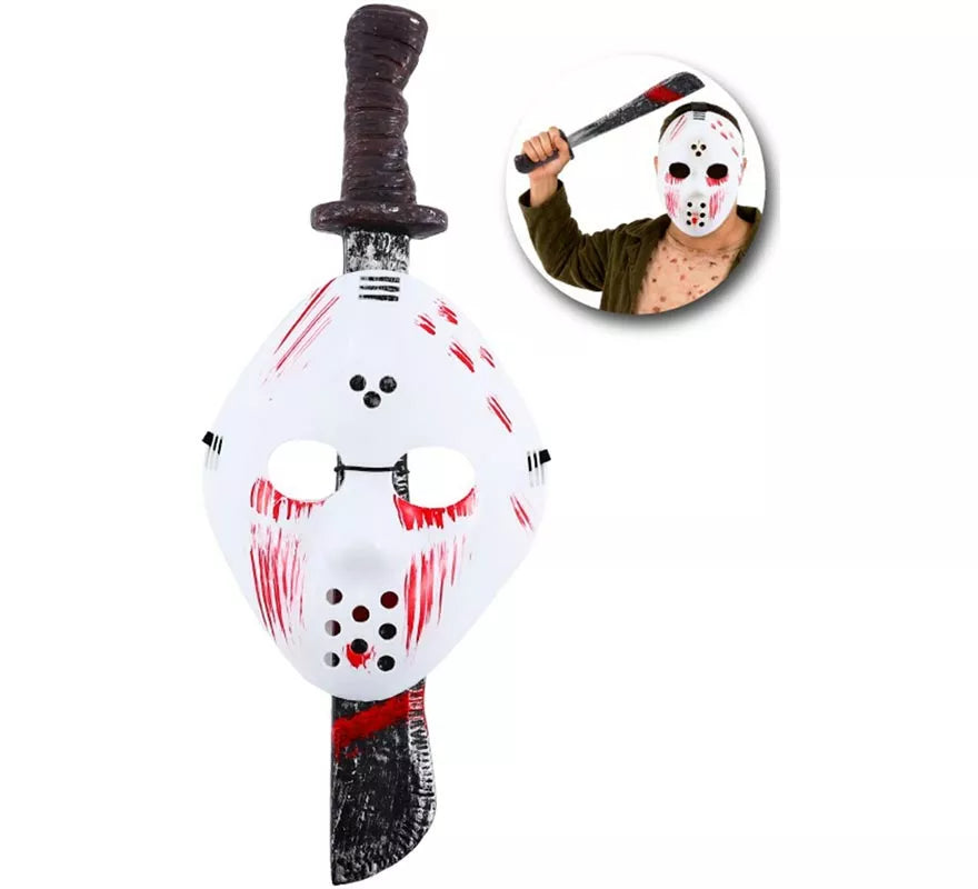 Kit de Hockey Psicópata: Máscara y Machete