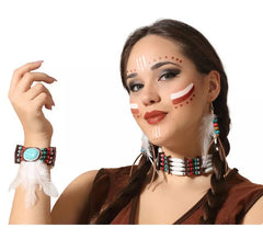 Kit Índia: brincos, colar e pulseira