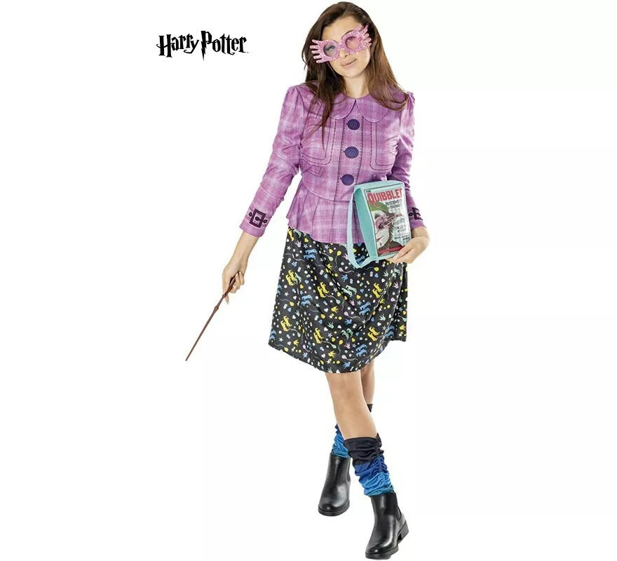 Translation missing: pt-PT.Kit de Luna Lovegood de Harry potter: Bolso, varita y gafas