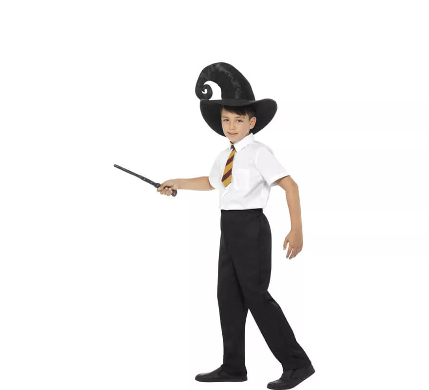 Translation missing: pt-PT.Kit de Mago: Corbata, Sombrero y Varita para niños