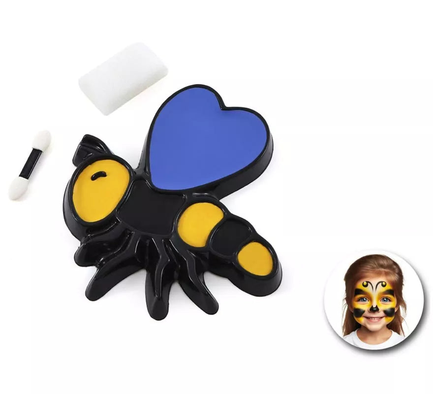 Translation missing: pt-PT.Kit de Maquillaje abeja: Esponja, brocha y paleta de colores
