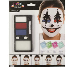 Kit de maquiagem de arlequim