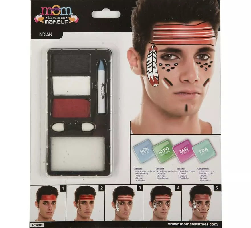 Translation missing: pt-PT.Kit de Maquillaje de Indio adulto